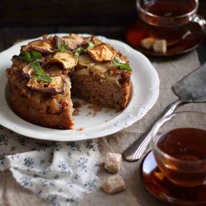 apple walnut cake