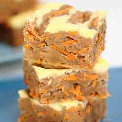 Carrot Cake Brownie Bars