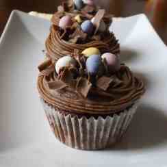 Chocolate Nest Cupcakes