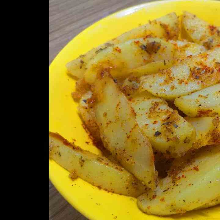 Easy potato wedges recipe 