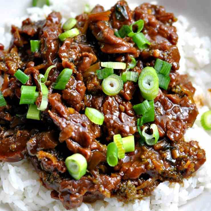 Instant Pot Mongolian Beef - Broccoli