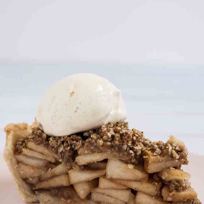 Apple Crisp Pie (Vegan - Gluten-free)