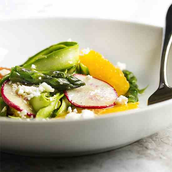 Shaved Asparagus and Orange Salad