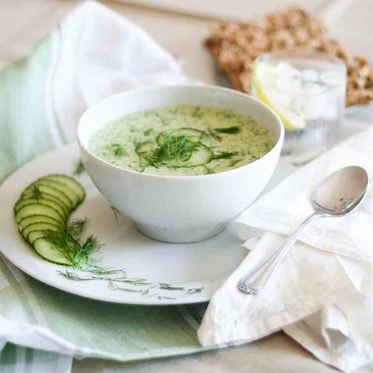 Cold Cucumber Soup