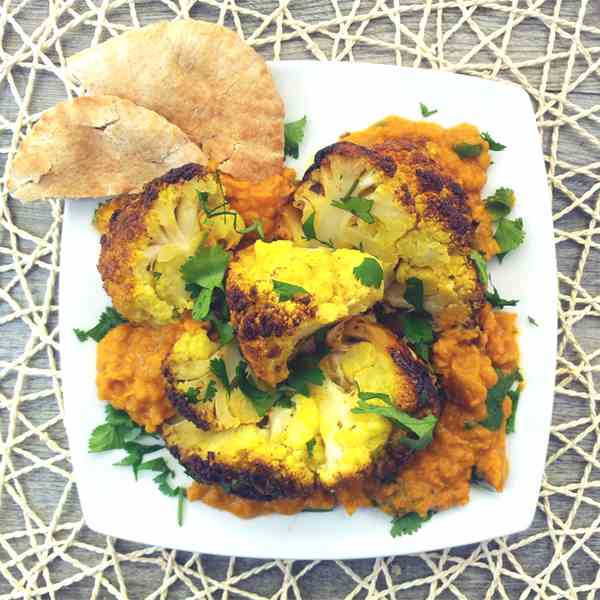 Roasted Cauliflower Head