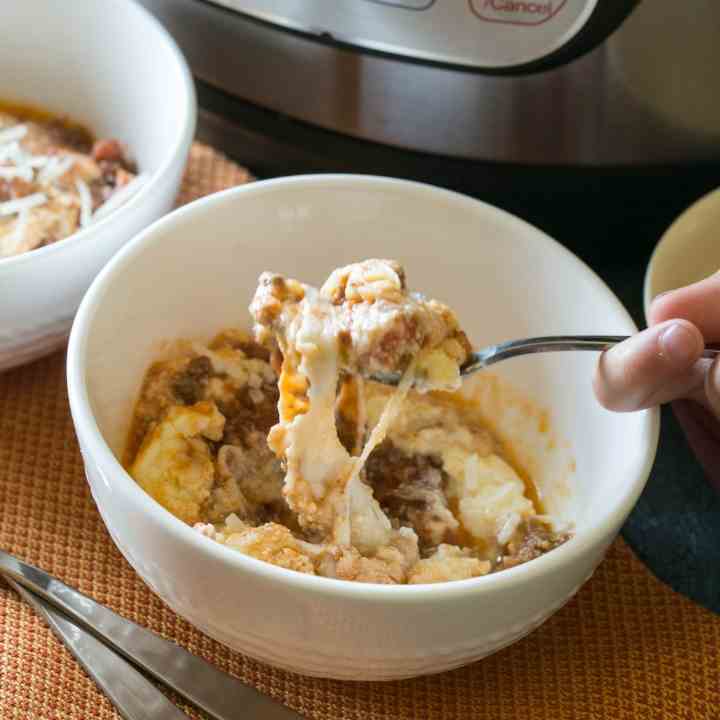 Instant Pot No Noodle Lasagna 