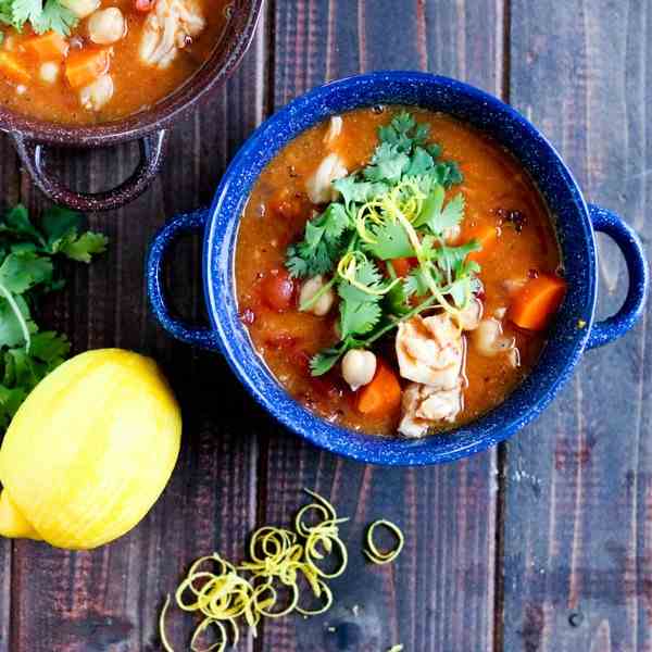 Spicy Moroccan Chicken Stew