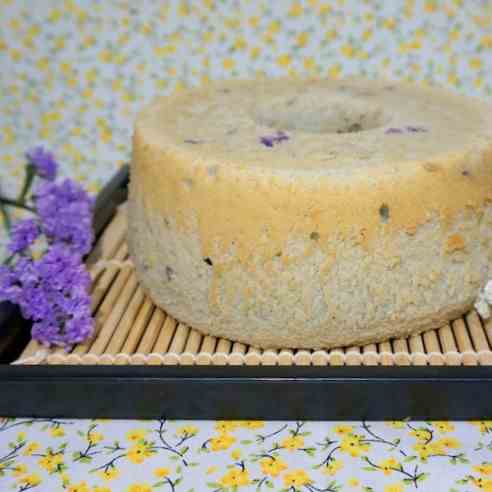 Purple Sweet Potato Chiffon Cake