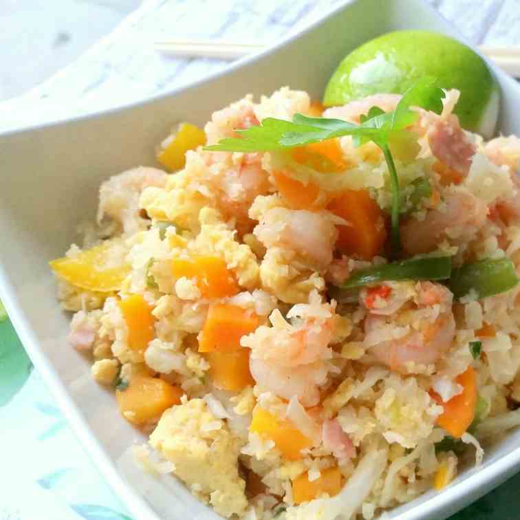 Cauliflower Fried Rice - Chinese Style