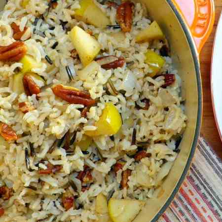 Harvest Rice with Apples & Pecans
