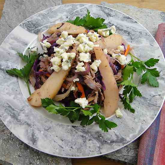 Warm Chicken, Pear & Fennel Salad