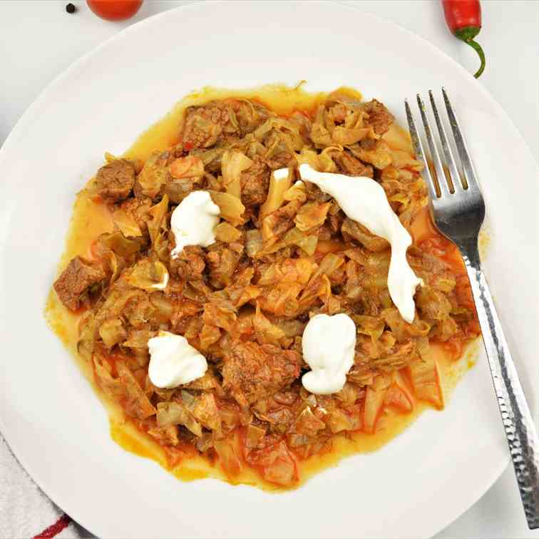 Beef and Cabbage Stew Recipe