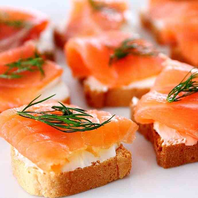 Smoked Salmon Appetizers