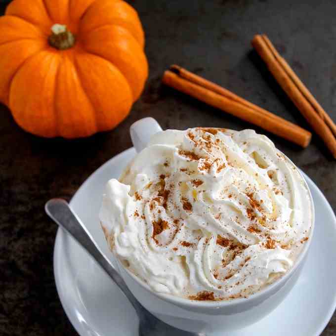 Dairy Free Pumpkin Spice Latte