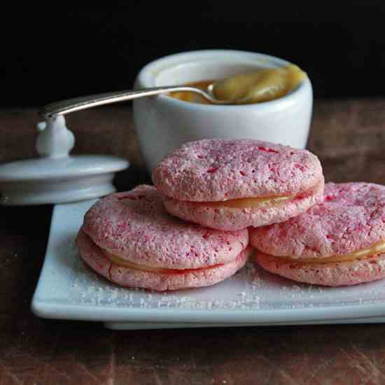 Lemon Almond Sandwich Cookies