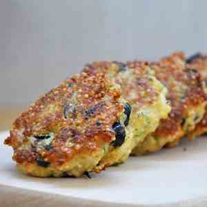 Quinoa Patties with Feta Cheese 