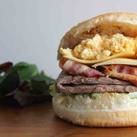 Steak and Egg Sandwich