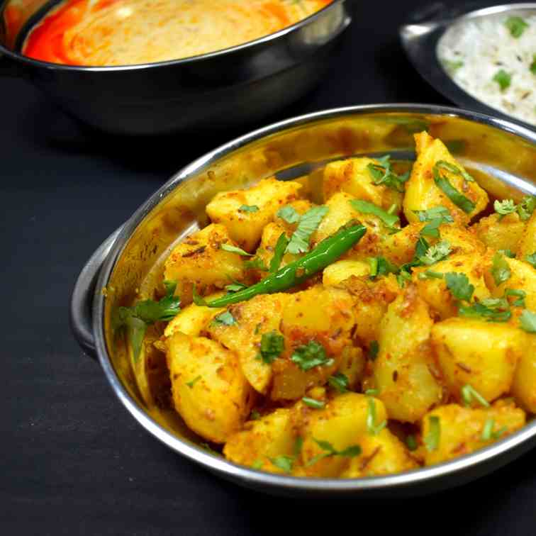 Jeera Aloo - How to Make Jeera Aloo Fry 