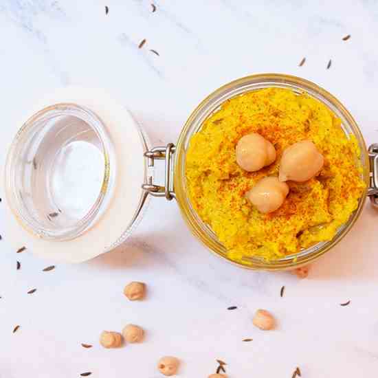 Mango Curry Hummus Recipe