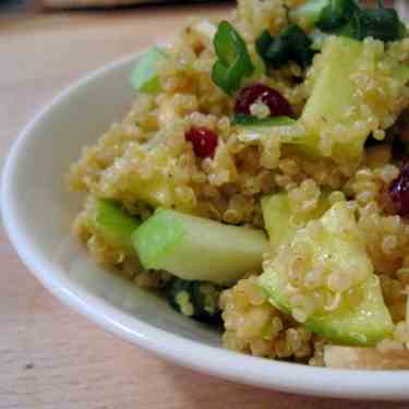 Curried Apple Quinoa Salad