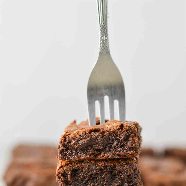 Salted Olive Oil Brownies