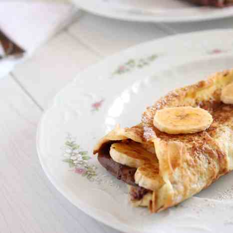 Nutella Plátano Crepe