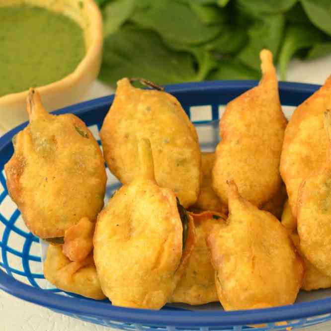 Spinach leaf Pakoda