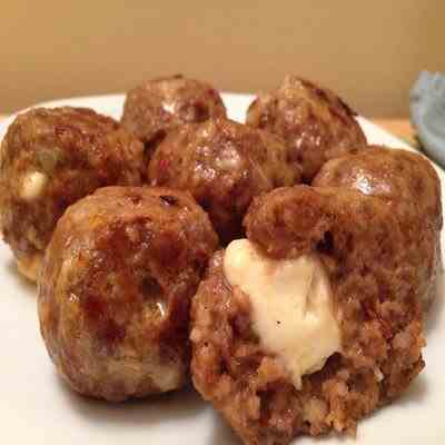 Cheese Stuffed Meatballs