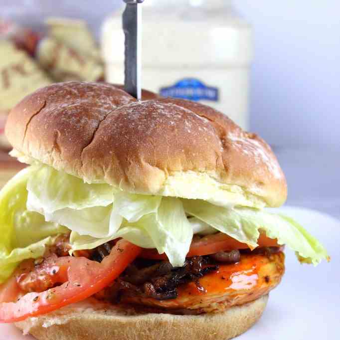 Grilled Buffalo Chicken Sandwiches