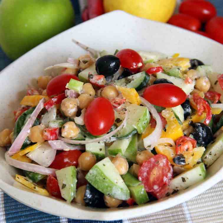 Chickpeas (Garbanzo Beans) Salad