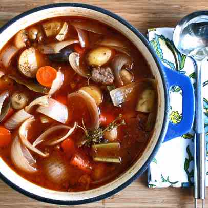Hearty Grass-fed Beef and Vegetable Stew