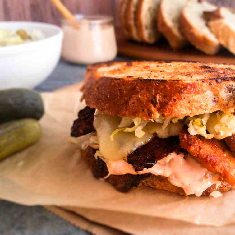 Tempeh Reuben Sandwich