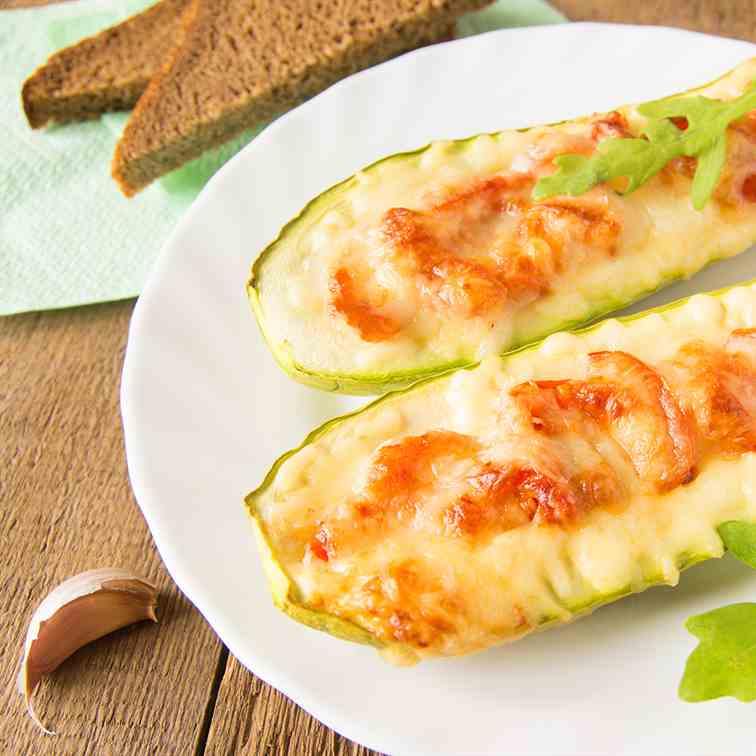 Stuffed zucchini