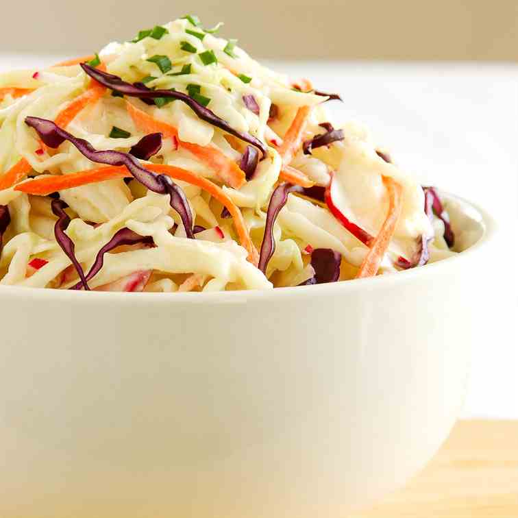 Low-Fat, Mayo-Free Coleslaw