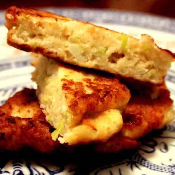 Potato Cakes with Leek