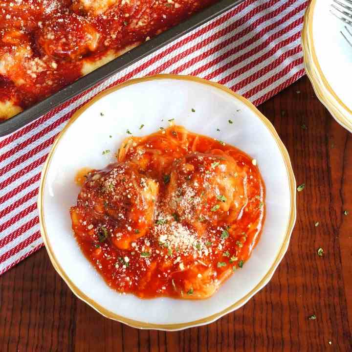 Meatball Parmesan Casserole