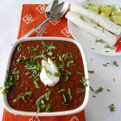 Smoky Black Bean Soup