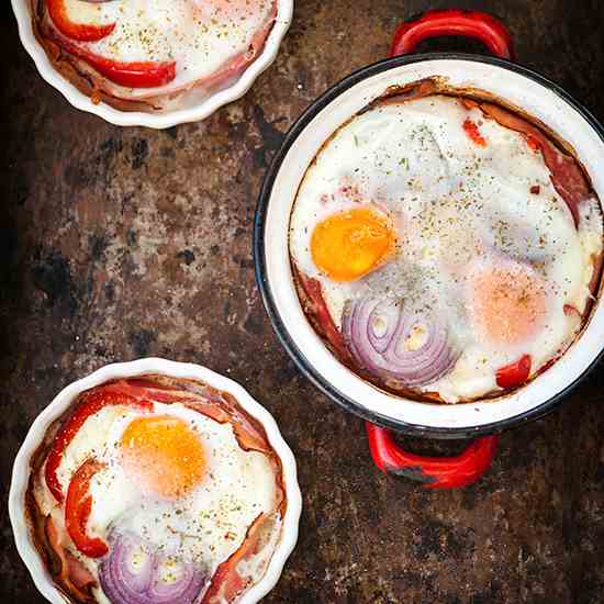 Baked eggs