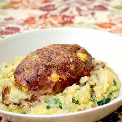 Blue Cheese & Caramelized Onion Meatloaf