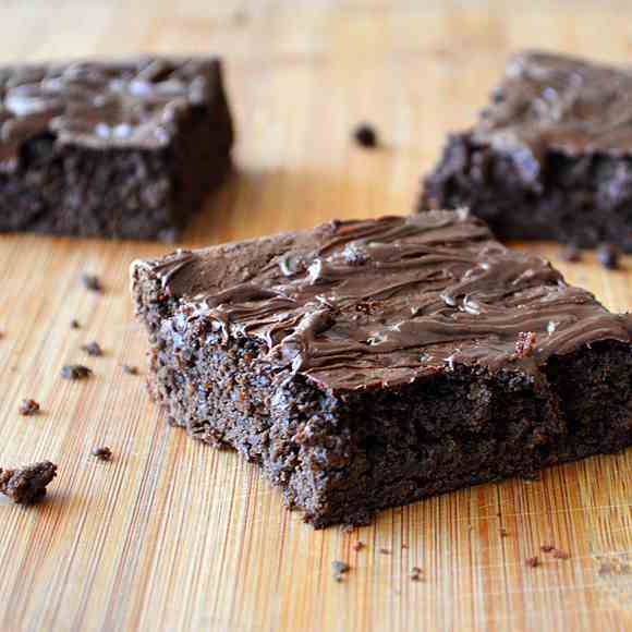 Vegan Black Bean Chocolate Chip Brownies