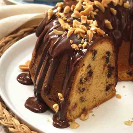 Marbled Chocolate-Peanut Butter Cake