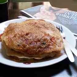 Savory Semolina Pancakes