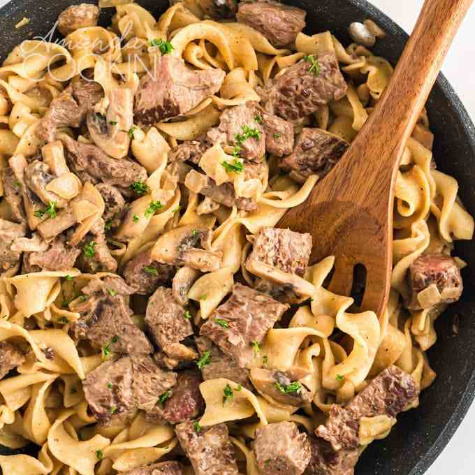 Beef Stroganoff