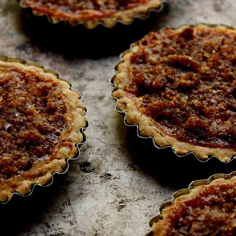 Double Rye Treacle Tart