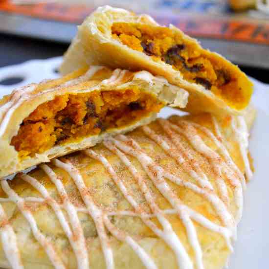 Pumpkin Cookie Dough Turnovers