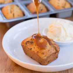 sticky date and banana loaves