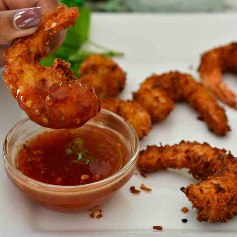 Coconut Shrimp with Sweet Chili Sauce