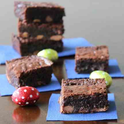 Easter Egg Brownies