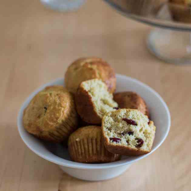 Gluten-free Cranberry Orange Muffins