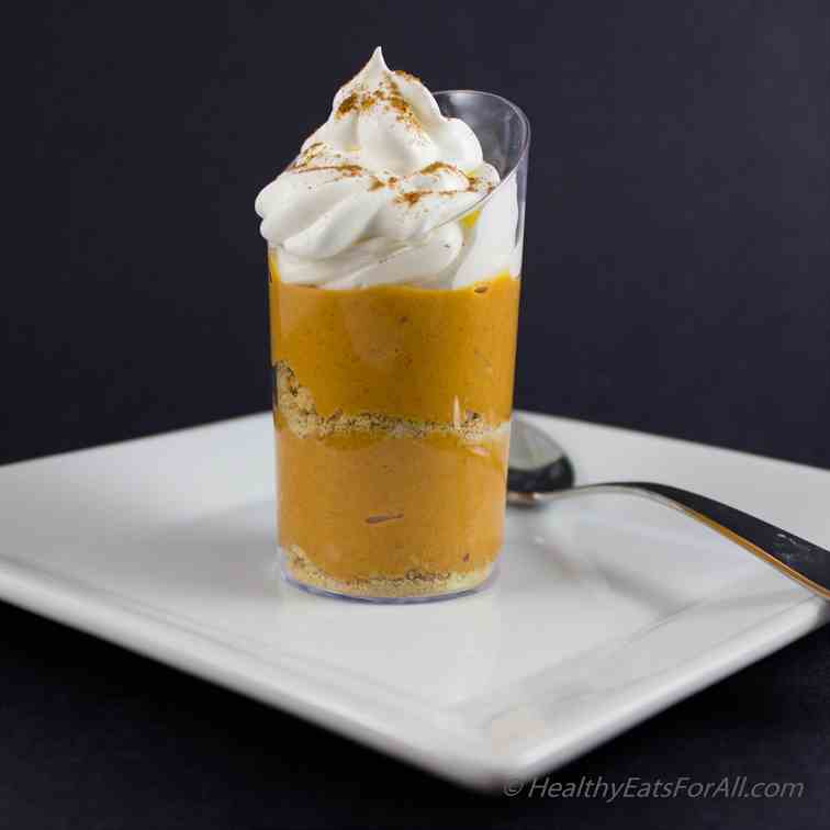 No-Bake Pumpkin Pie Mousse Cups